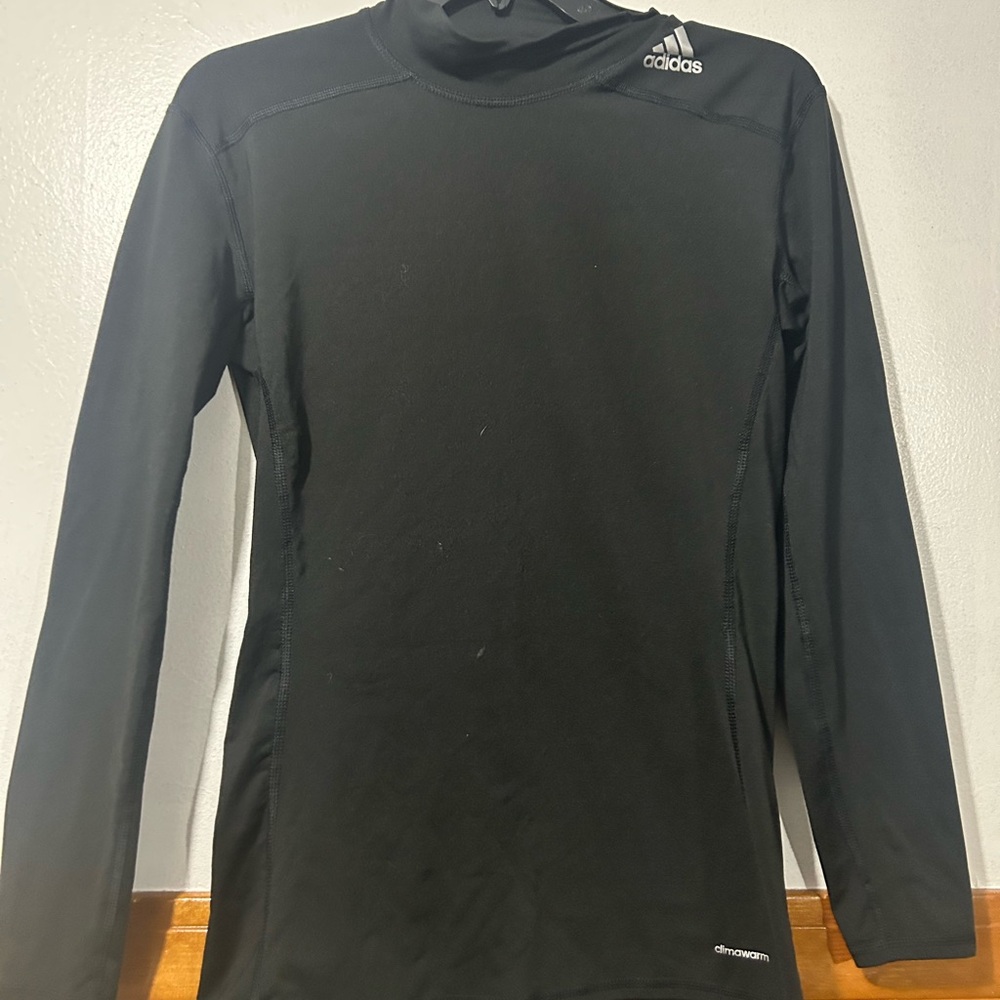 adidas Black Techfit Performance Compression Top